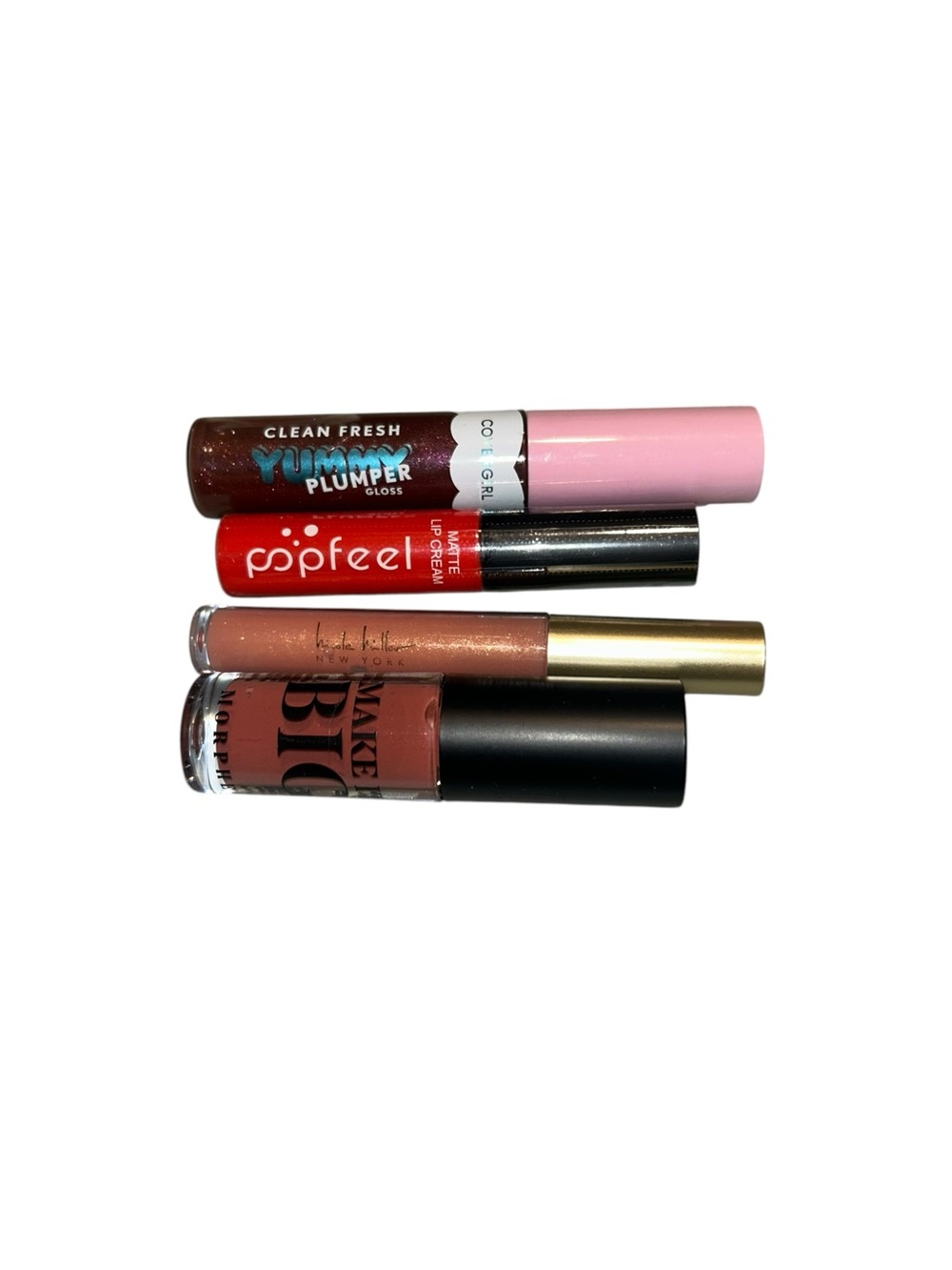 Multipack Women's Lip Gloss Set - Nude, Red, Pink, Brown Shades